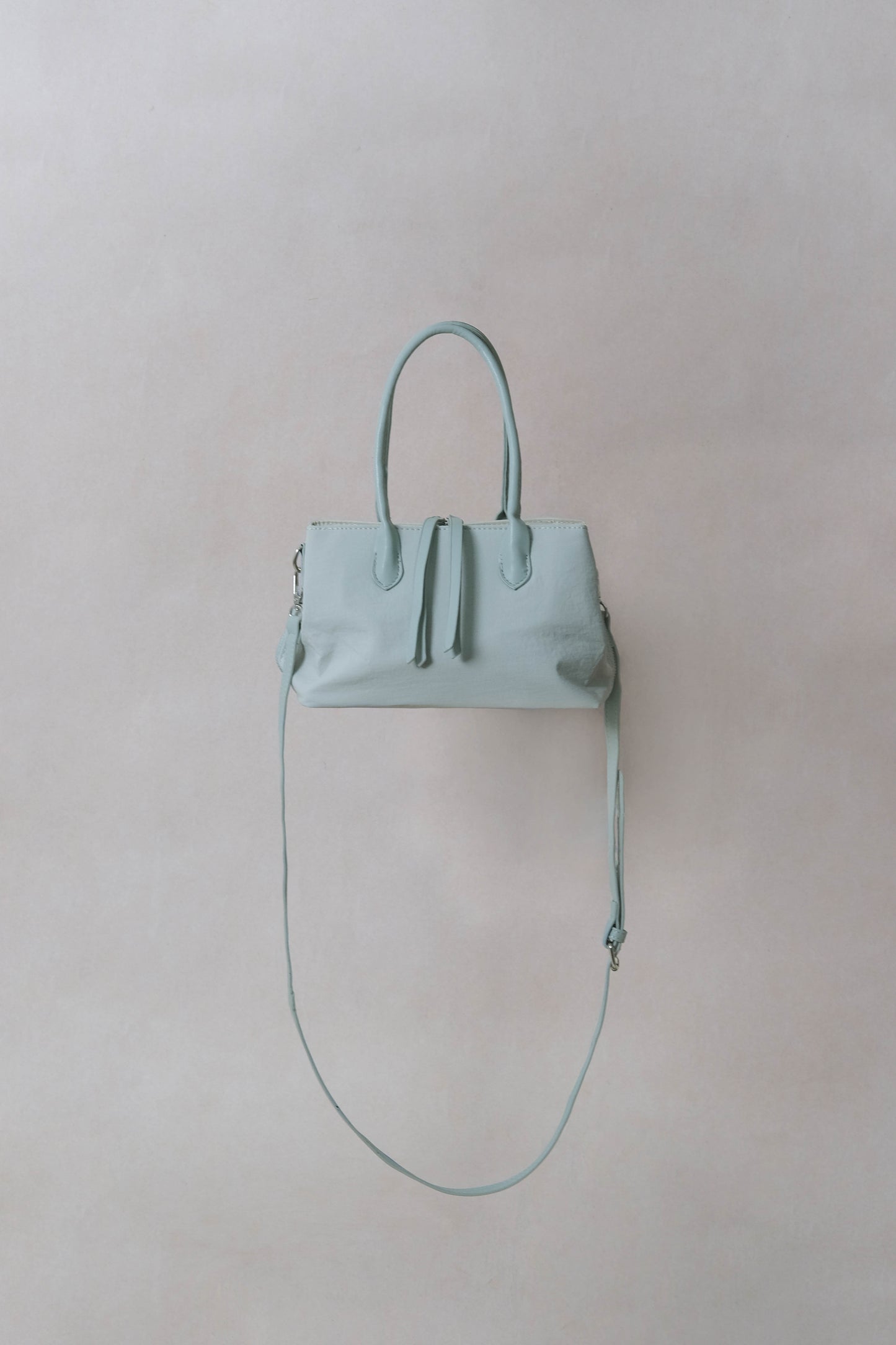 Mini Classic Flow Vegan Leather Tote - Mint Green