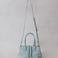 Mini Classic Flow Vegan Leather Tote - Mint Green