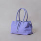 Mini Classic Flow Vegan Leather Tote -Purple Grey