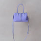 Mini Classic Flow Vegan Leather Tote -Purple Grey