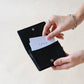 Genuine Leather Multifunctional Card Holder In Classic Black