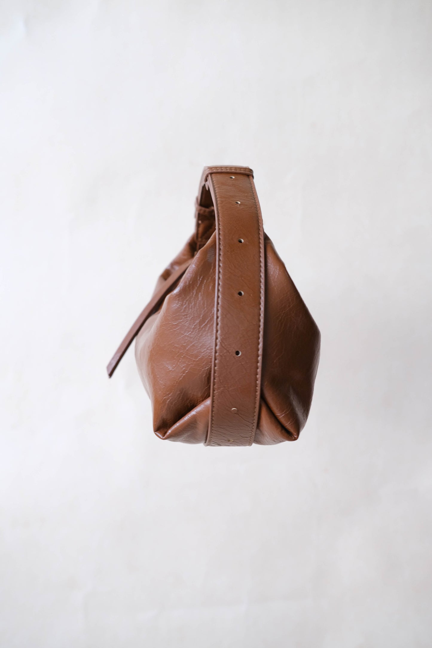 French Retro Lunch Box Bag In Brown