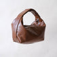 French Retro Lunch Box Bag In Brown