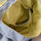 Classic Flow Vegan Leather Tote - Grey Yellow