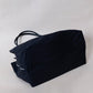 Classic Flow Vegan Leather Tote - Black Purple