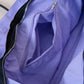 Classic Flow Vegan Leather Tote - Black Purple