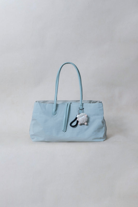 Classic Flow Vegan Leather Tote - Mint Green