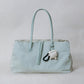 Classic Flow Vegan Leather Tote - Mint Green