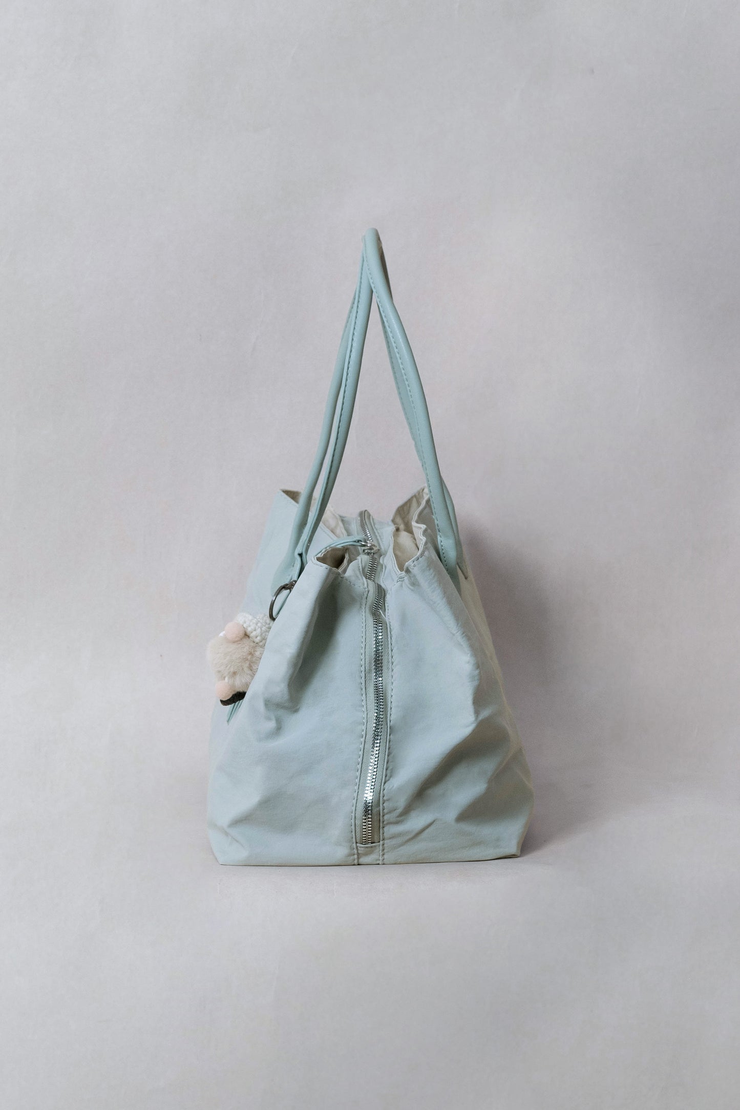 Classic Flow Vegan Leather Tote - Mint Green