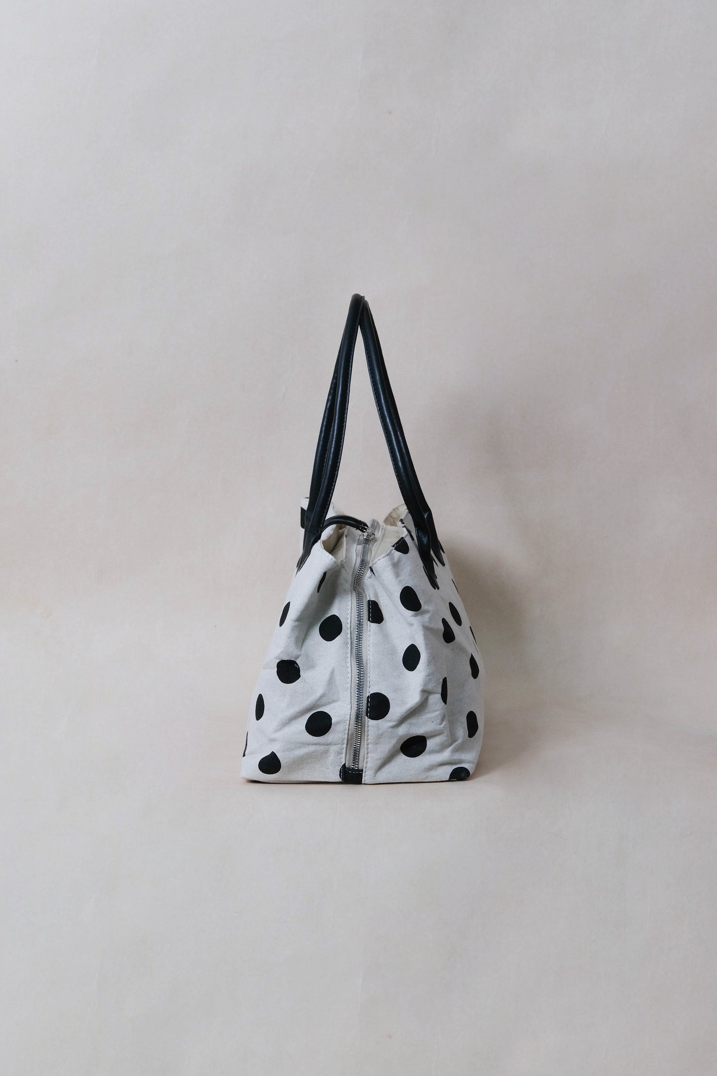 Classic Flow Canvas Tote - Polkadots