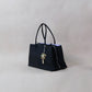 Classic Flow Nylon Tote - Black Purple
