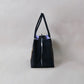 Classic Flow Nylon Tote - Black Purple