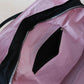 Classic Flow Nylon Tote - Black Pink (With Charm)