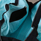 Classic Flow Nylon Tote - Black Blue
