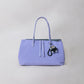Classic Flow Vegan Leather Tote - Purple Grey