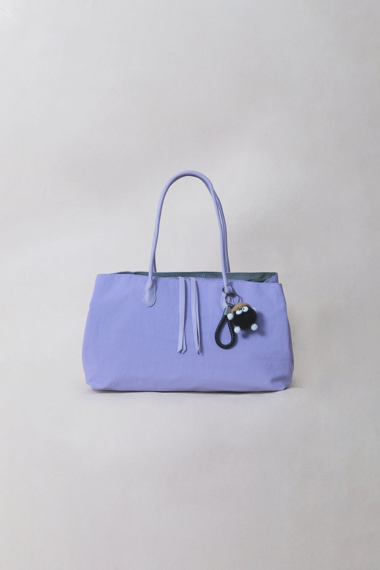 Classic Flow Vegan Leather Tote - Purple Grey