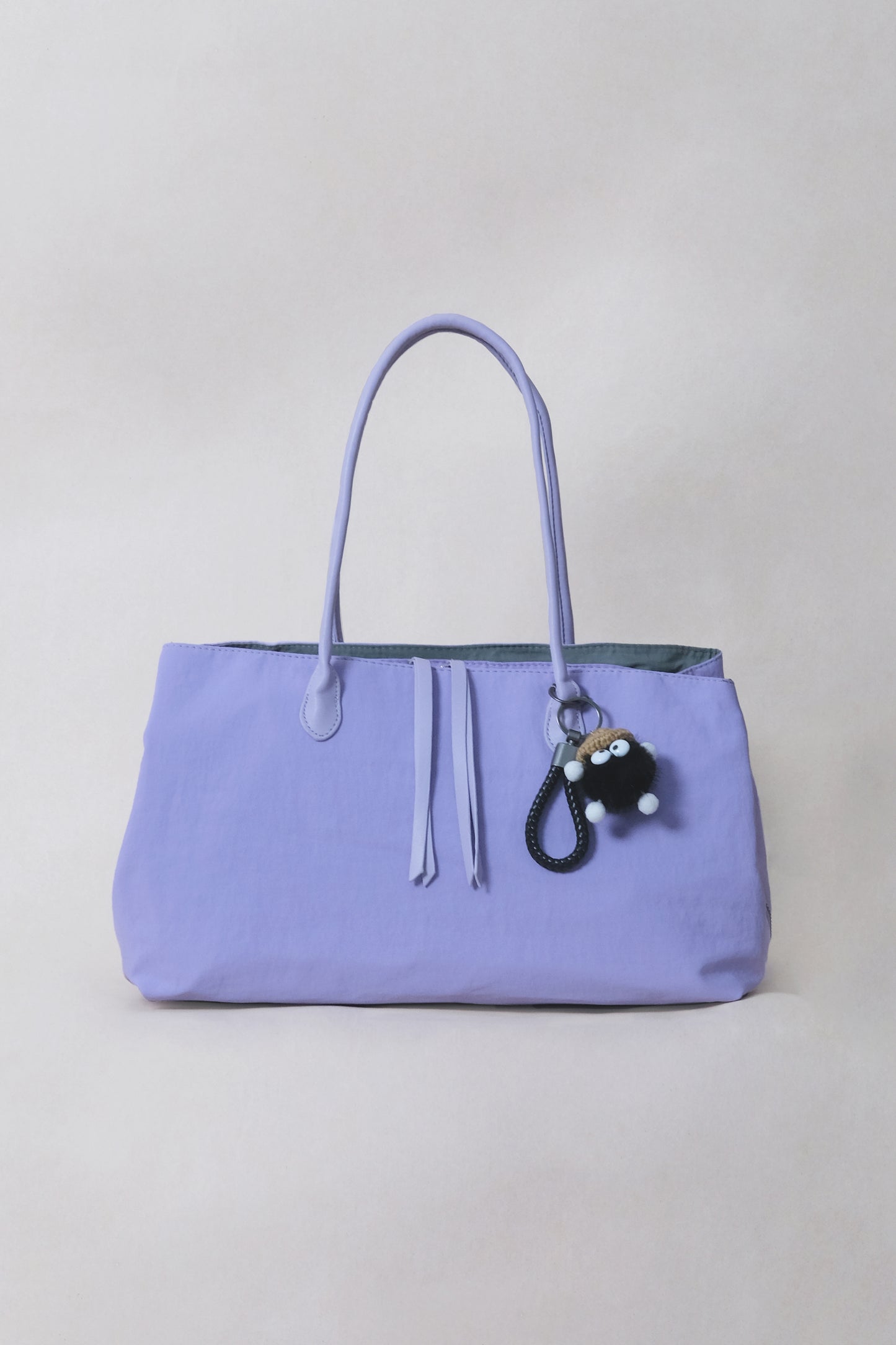 Classic Flow Vegan Leather Tote - Purple Grey