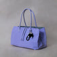 Classic Flow Vegan Leather Tote - Purple Grey