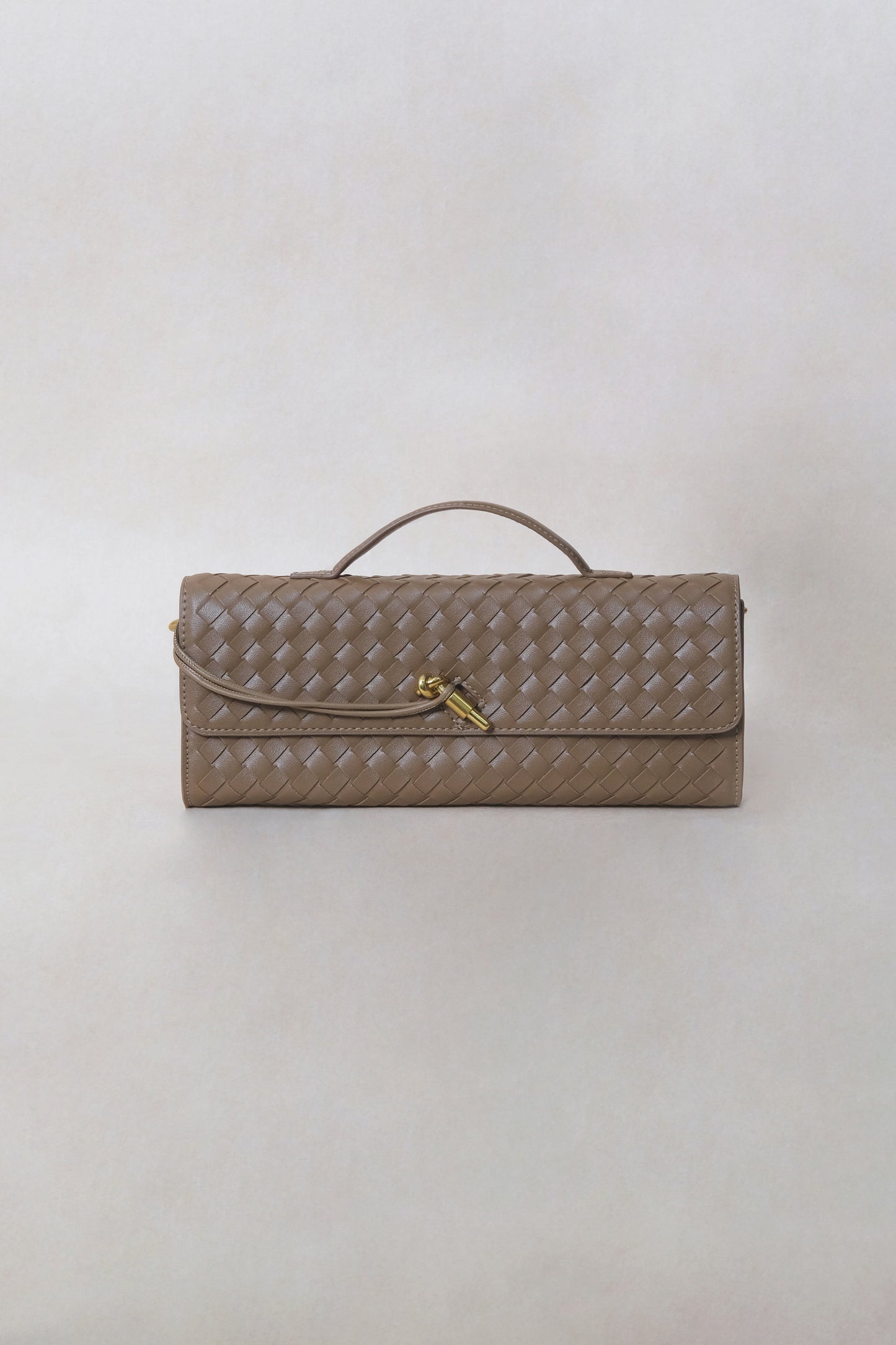 Artisan Crafted Flap Bag - Walnut Brown