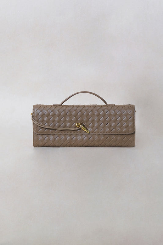 Artisan Crafted Flap Bag - Walnut Brown