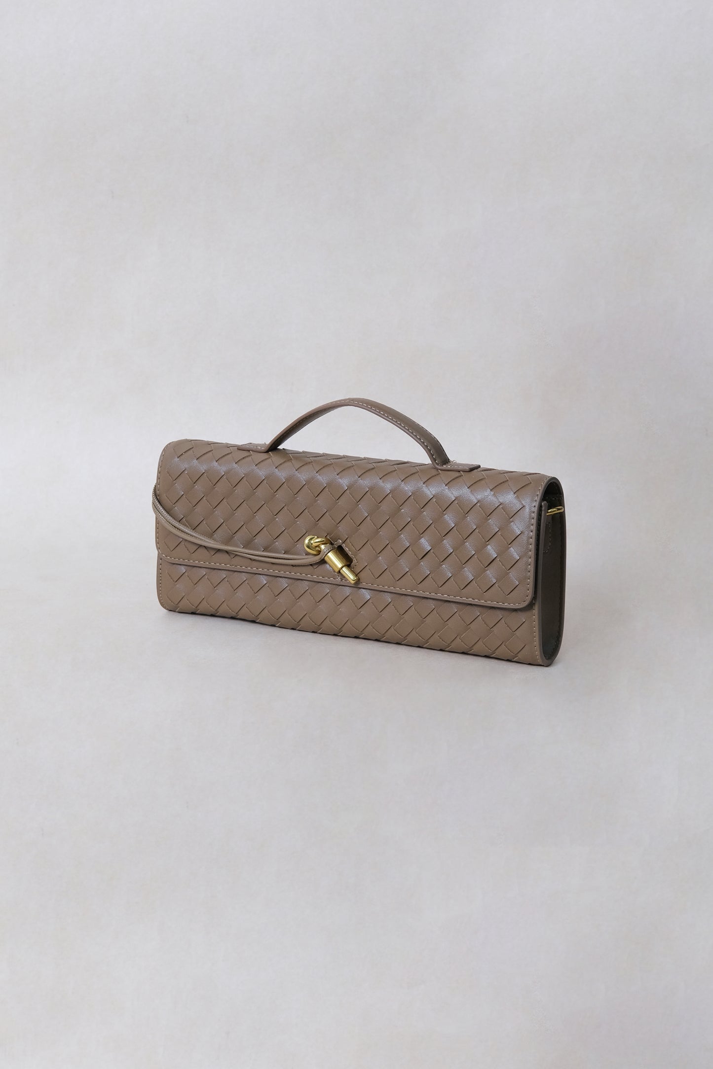 Artisan Crafted Flap Bag - Walnut Brown