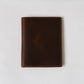 Voyage Luxe Genuine Leather Passport Sleeve In Coffee
