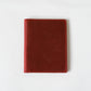 Voyage Luxe Genuine Leather Passport Sleeve In Wine Red