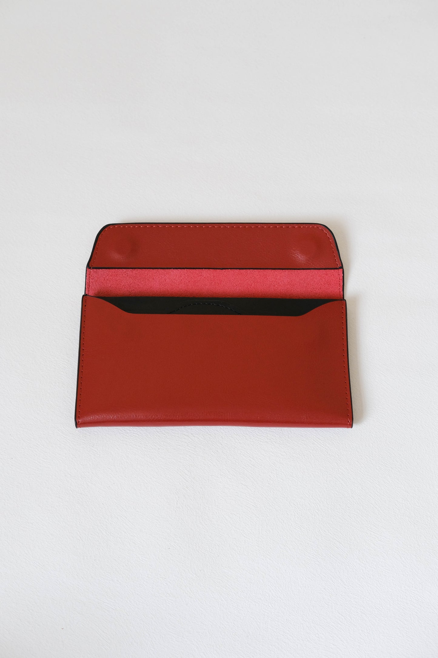 Parisian Luxe Wallet In Wine Red