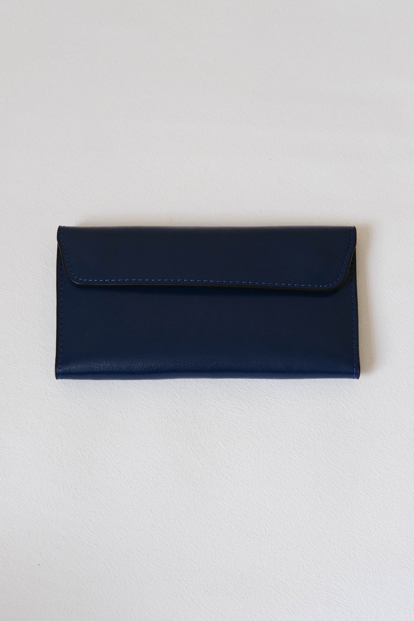 Parisian Luxe Wallet In Dark Blue