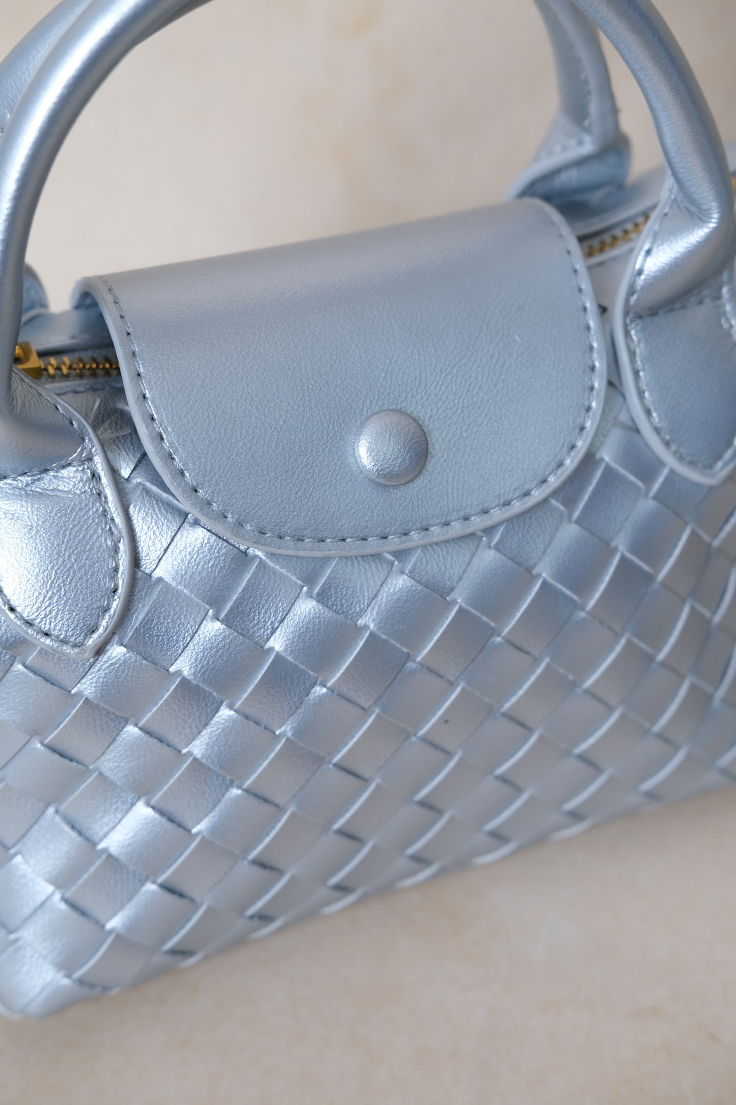 Artisan Véra Mini Carry Bag - Satin Silver