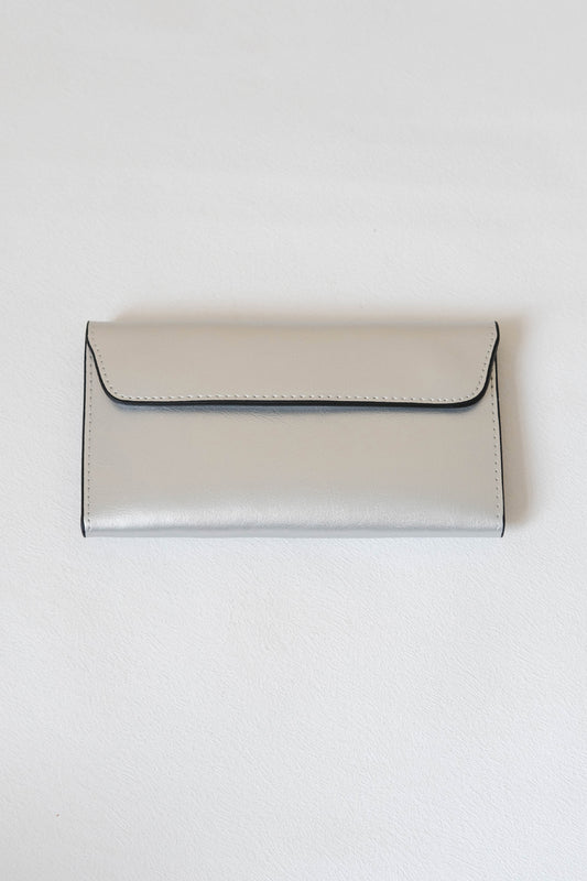 Parisian Luxe Wallet In Silver