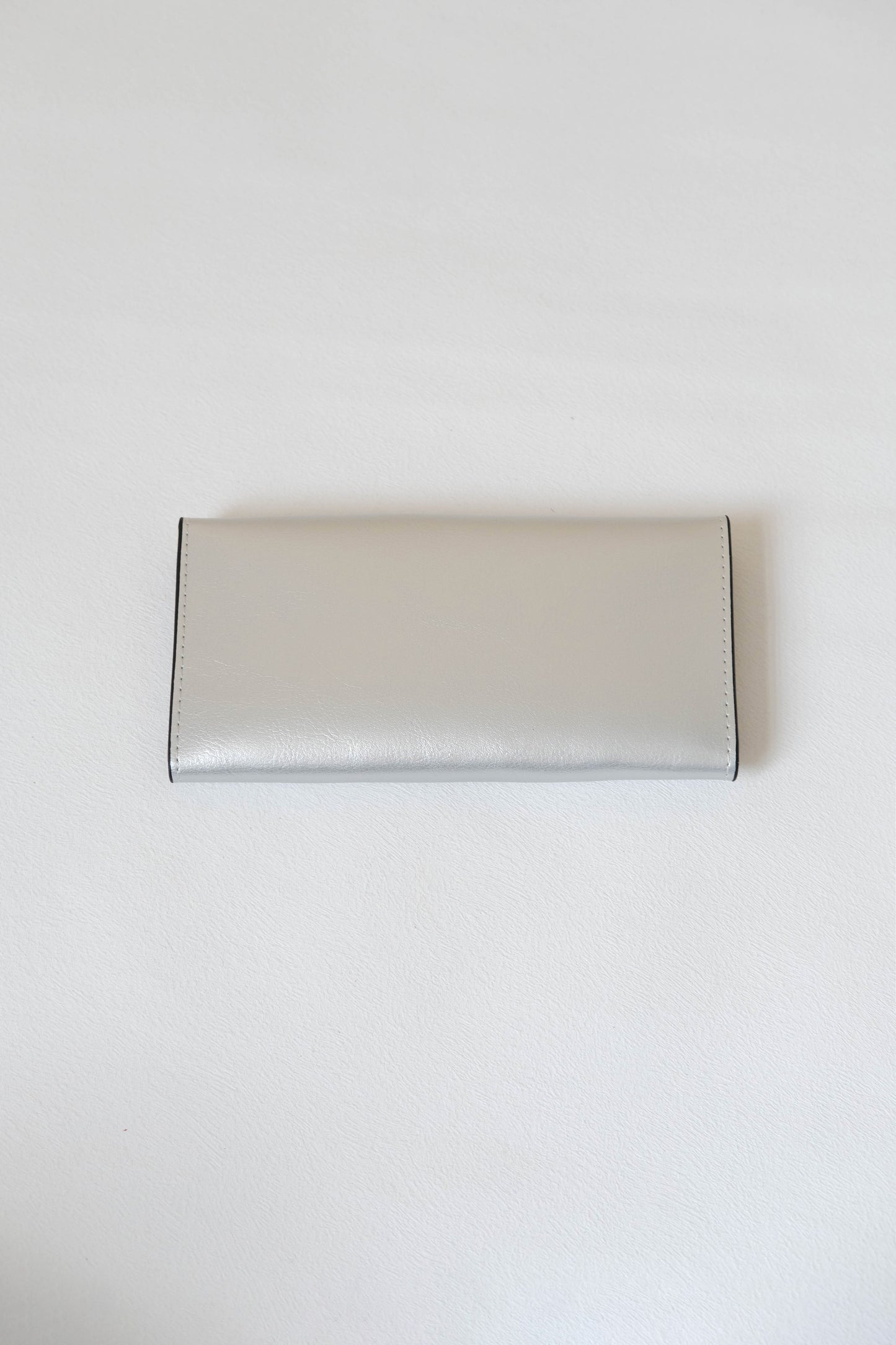 Parisian Luxe Wallet In Silver