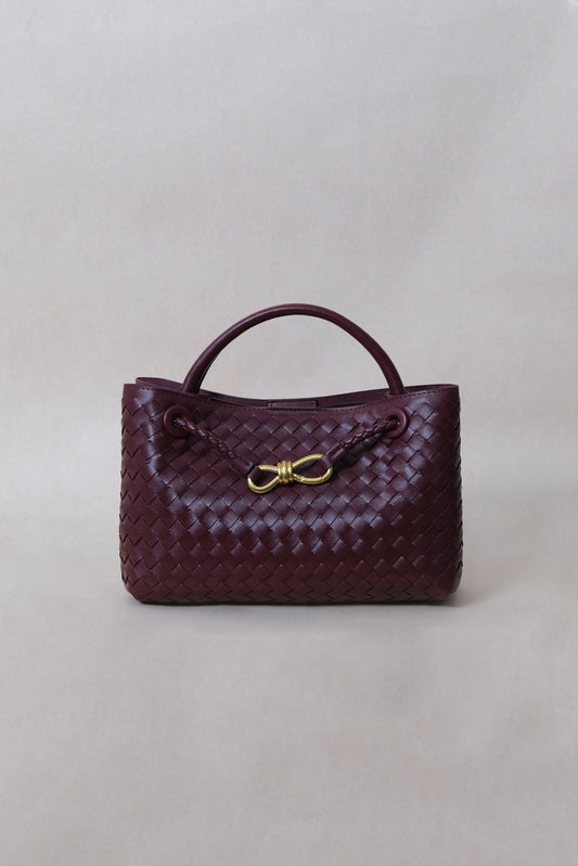 Artisan Grace Tote - Shinny Wine Red
