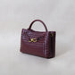 Artisan Grace Tote - Shinny Wine Red