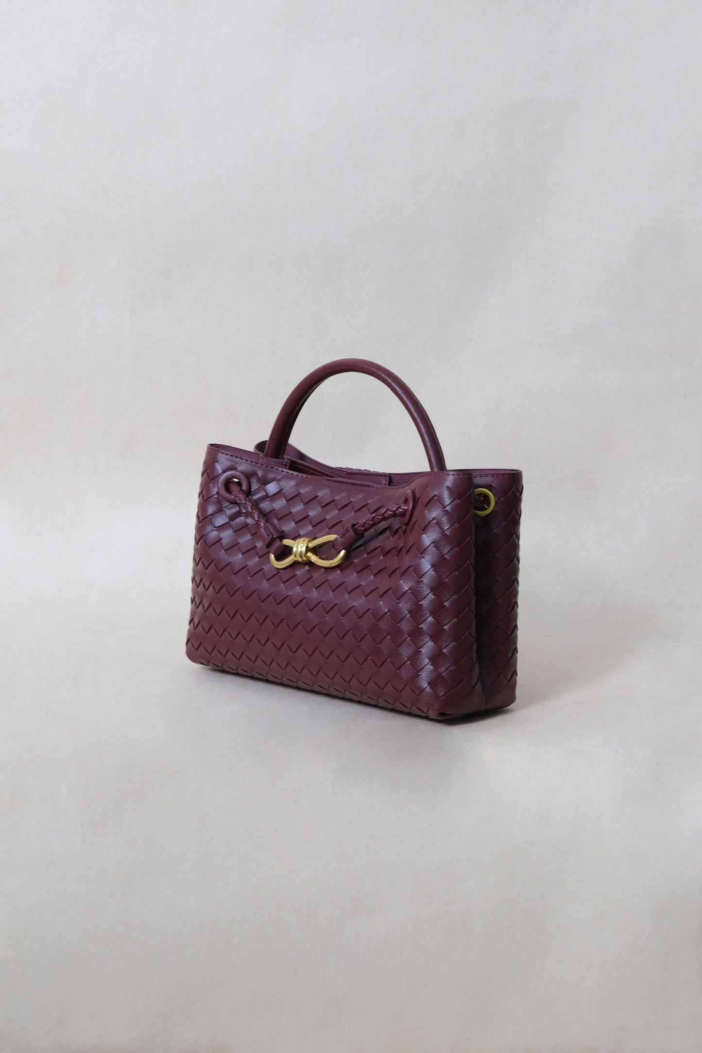 Artisan Grace Tote - Shinny Wine Red