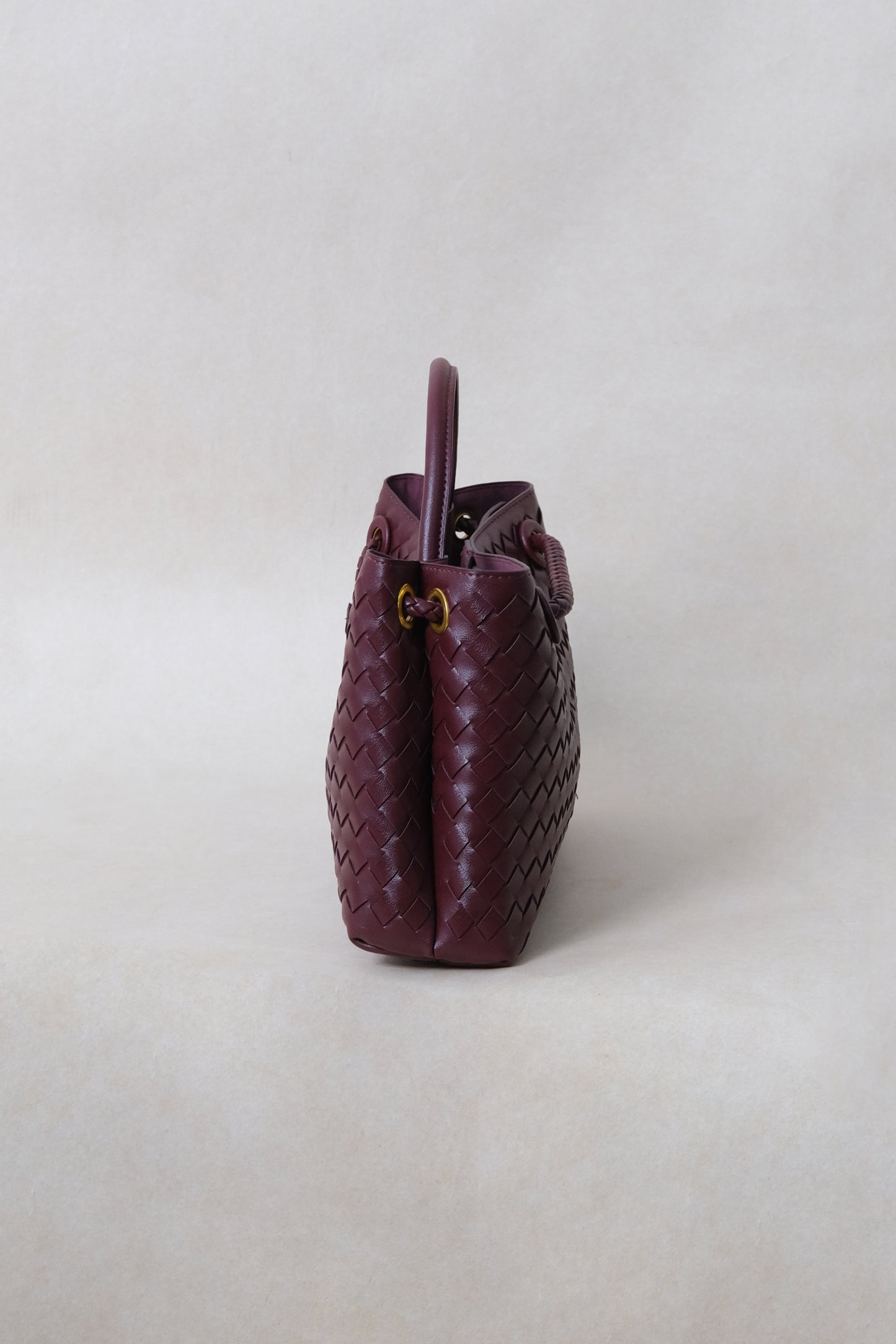 Artisan Grace Tote - Shinny Wine Red