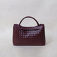 Artisan Grace Tote - Shinny Wine Red