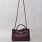 Artisan Grace Tote - Shinny Wine Red