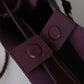 Artisan Grace Tote - Shinny Wine Red