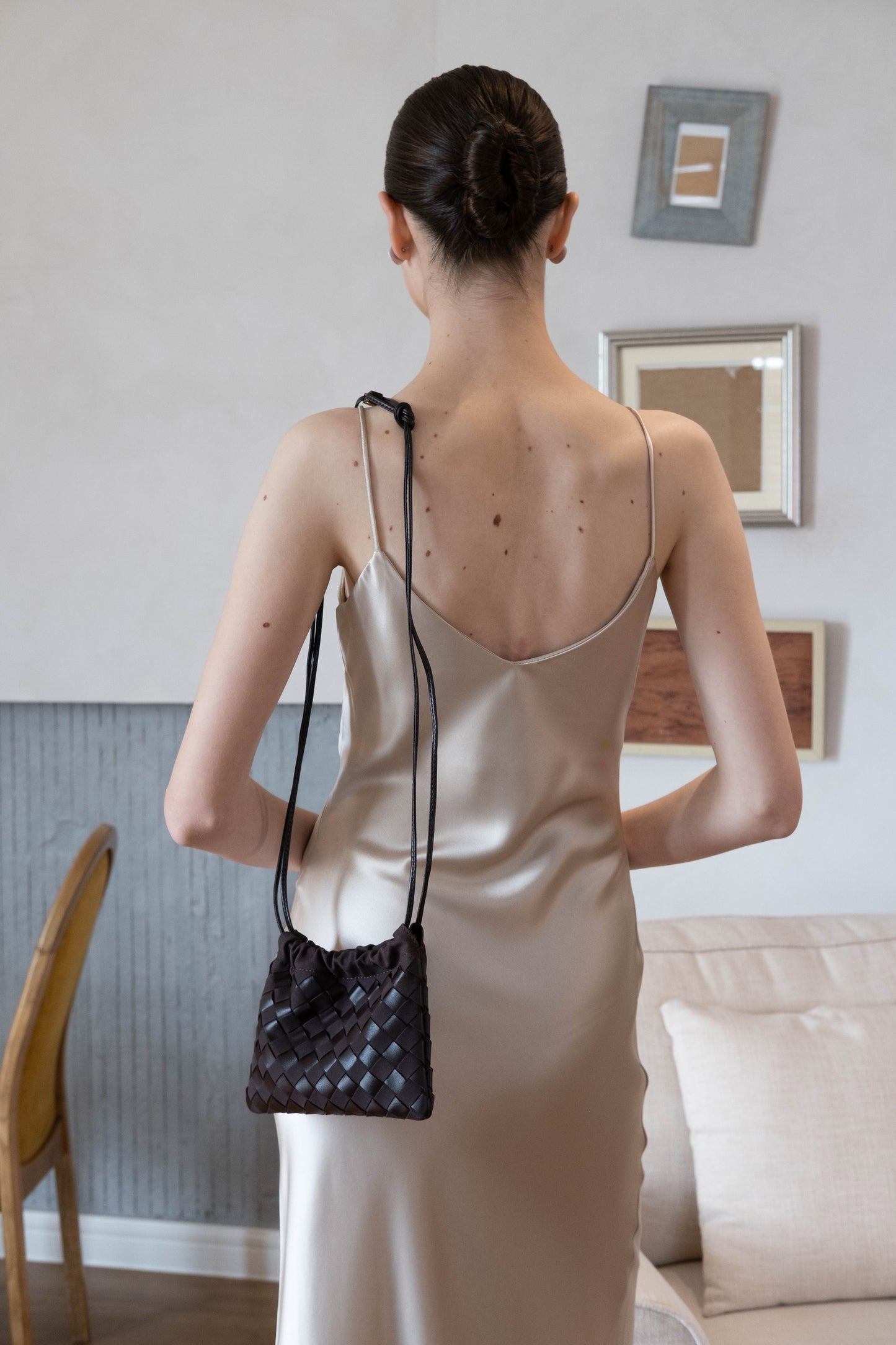 Elegance Long Dress - Champagne