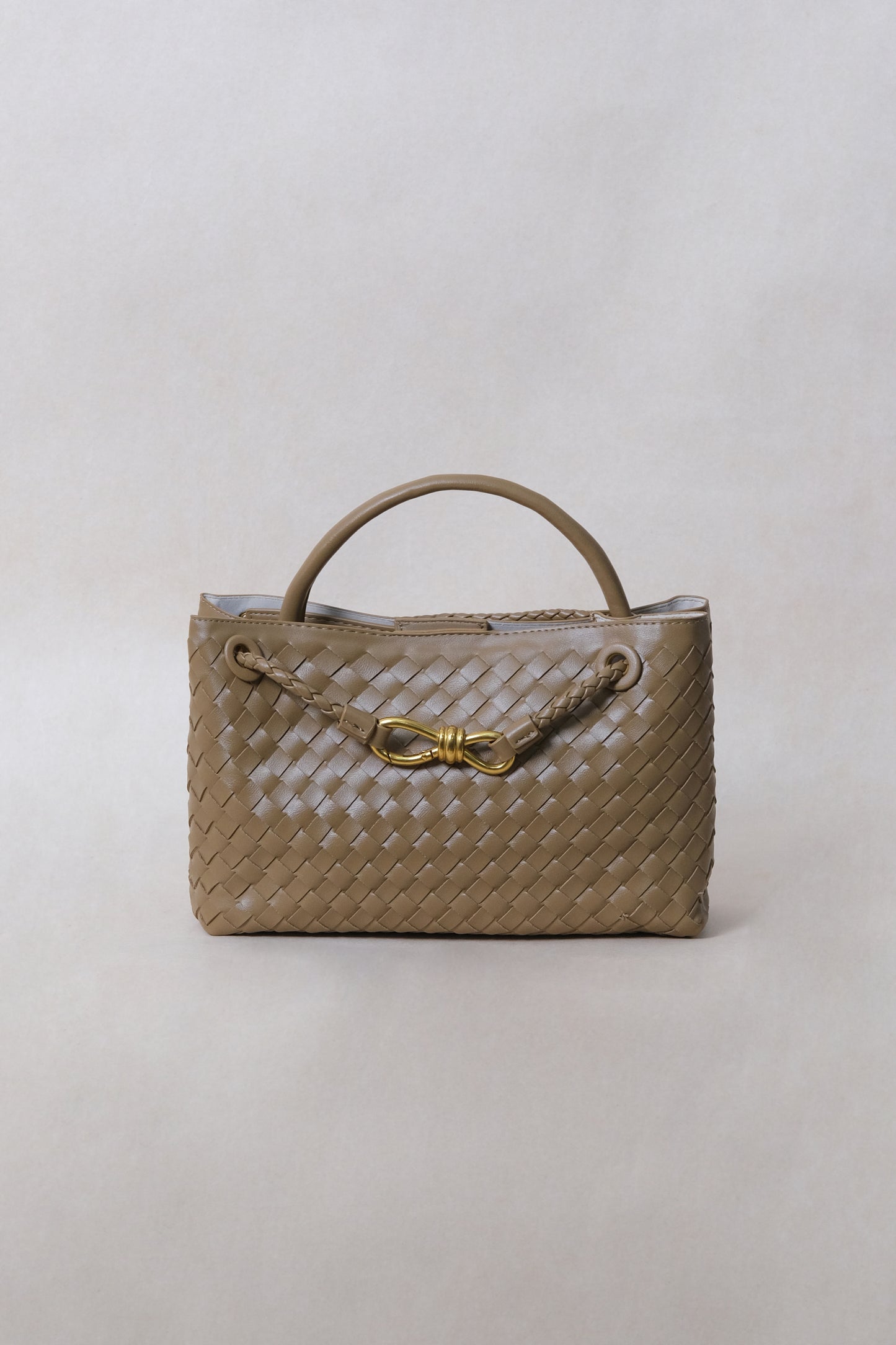 Artisan Grace Tote - Shinny Khaki