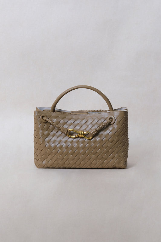 Artisan Grace Tote - Shinny Khaki
