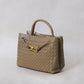 Artisan Grace Tote - Shinny Khaki