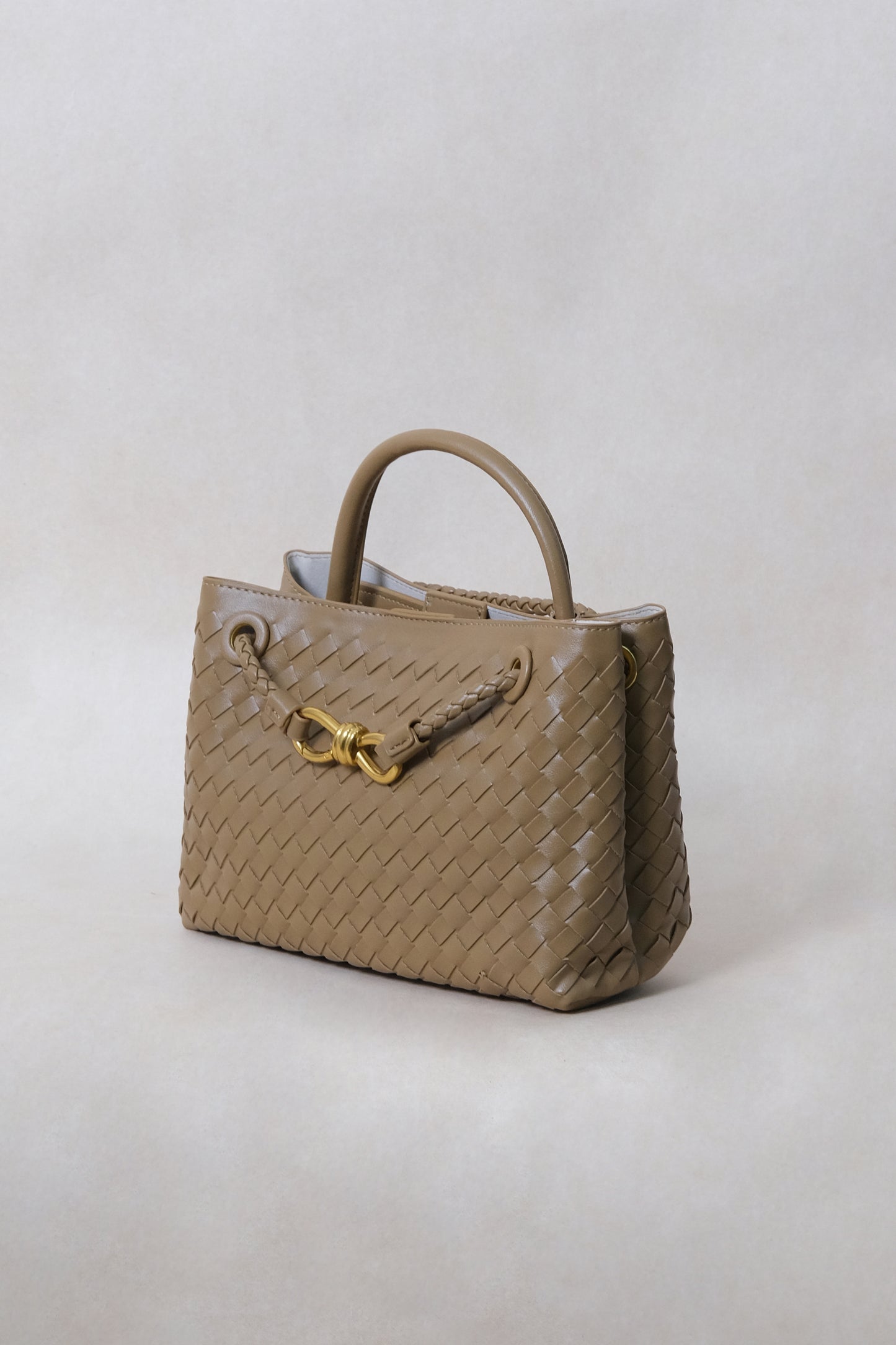 Artisan Grace Tote - Shinny Khaki
