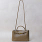 Artisan Grace Tote - Shinny Khaki