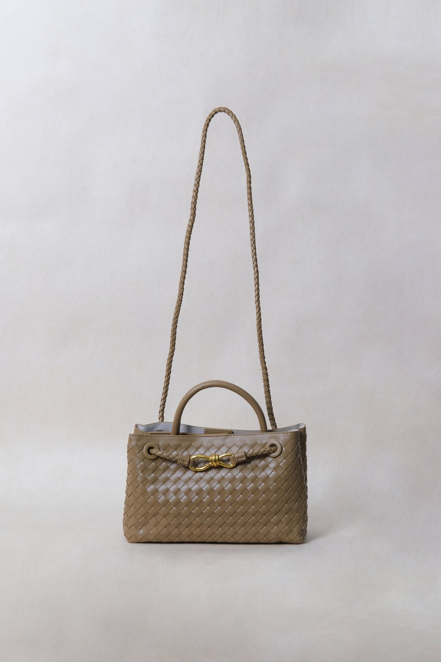 Artisan Grace Tote - Shinny Khaki
