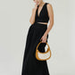 V-neck Sleeveless Tank Top + Long Dress in Classic Black in Suit