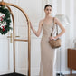 Elegance Long Dress - Champagne