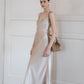 Elegance Long Dress - Champagne