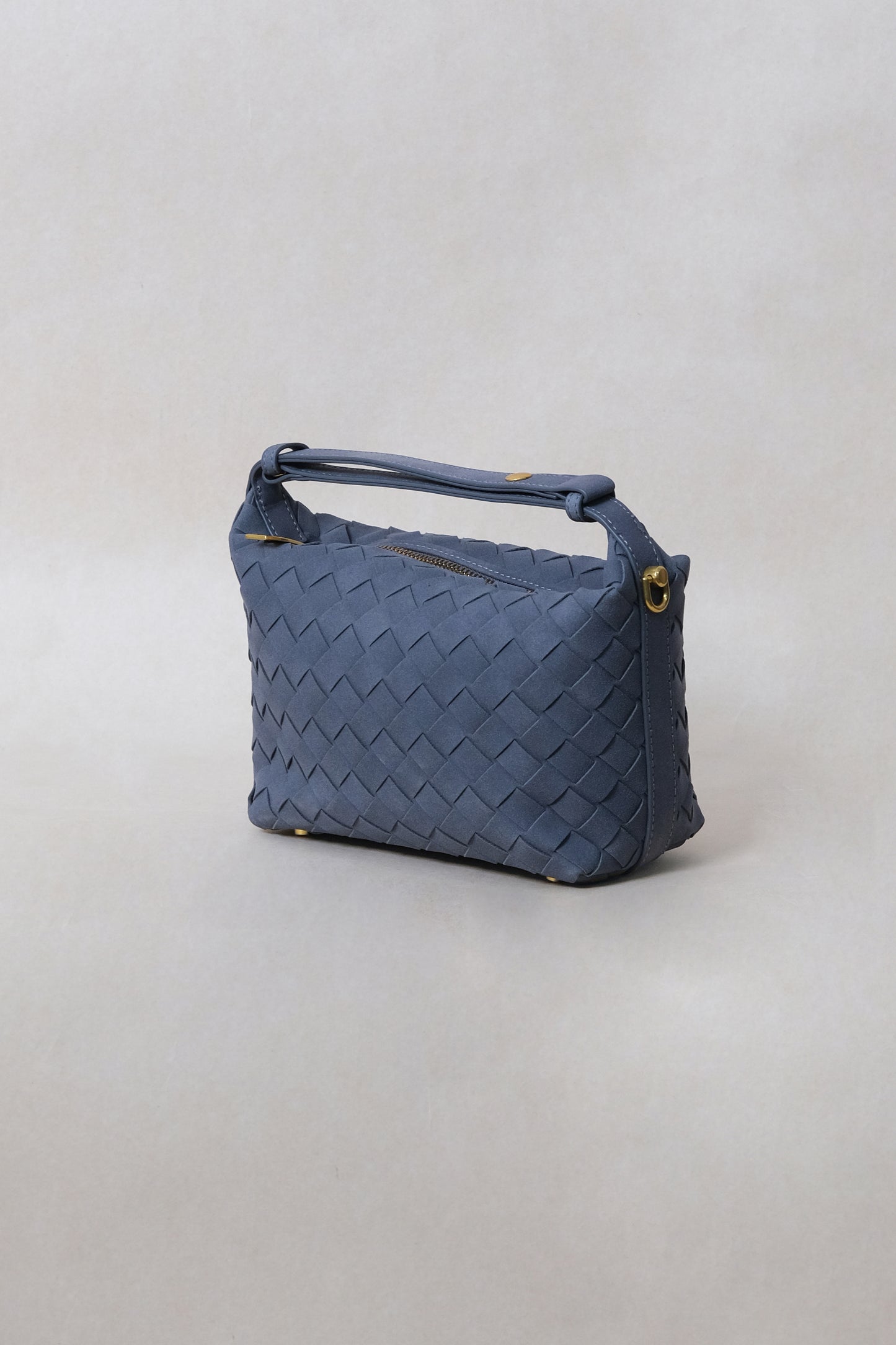 Artisan Velour Bag - Warm Grey (Small)